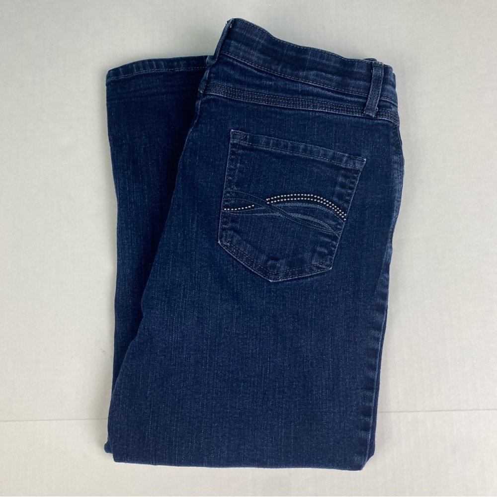 Gloria Vanderbilt Women’s Size 8 Capri Jeans Cropped Blue Denim Cotton Blend